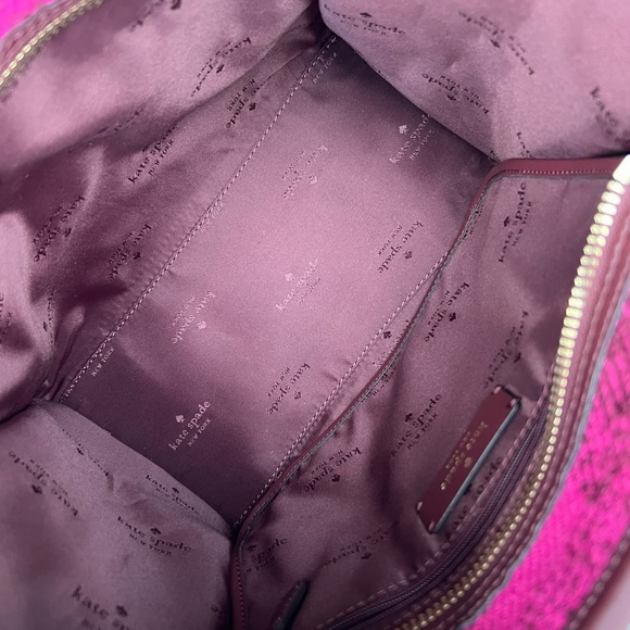 NWOT Kate Spade Tweed Plaid Hand Or Shoulder Bag - Picture 7 of 8